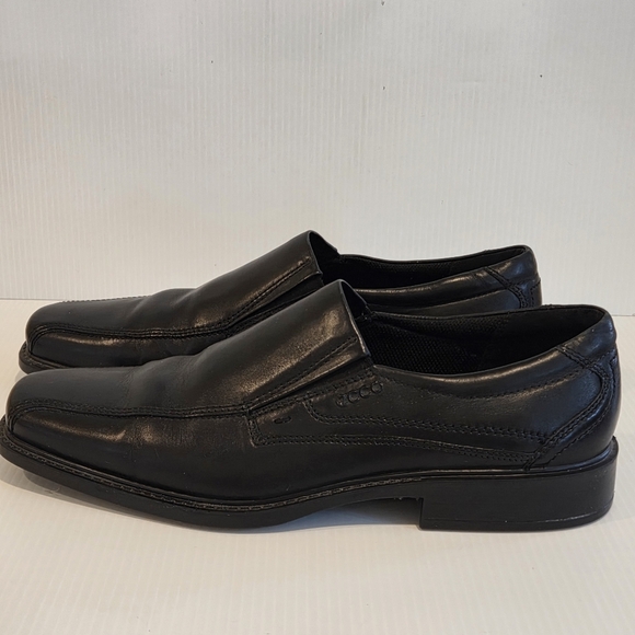 ECCO Helsinki Men\'s Slip On Comfort Dress Shoes Size EU 47 US 13 Black Leather main image 14